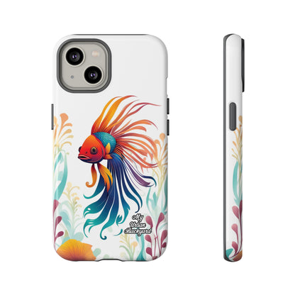 Colorful Betta Fish, Cell Phone Case - Apple, Samsung or Google Pixel