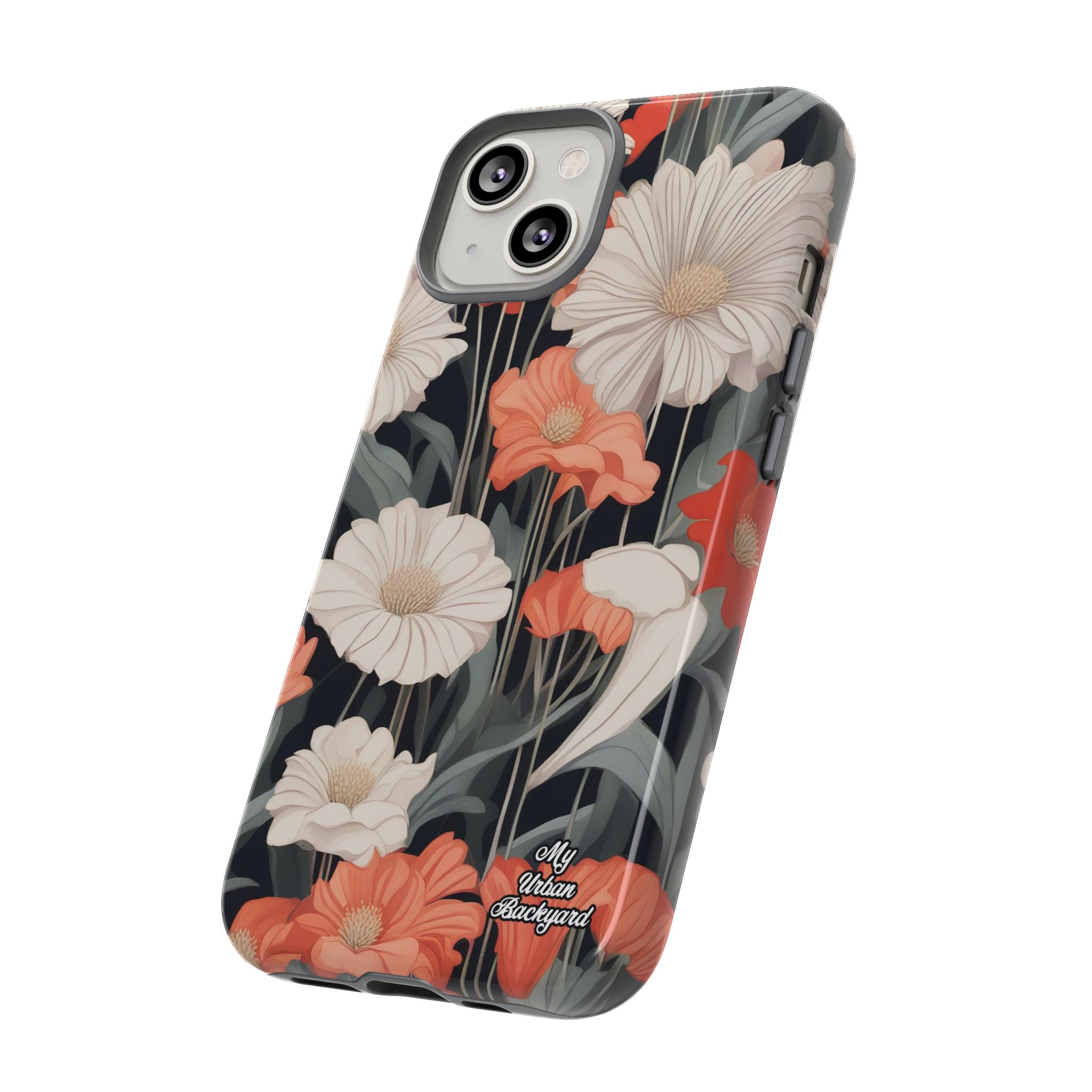 Art Deco Flowers, Cell Phone Case - Apple, Samsung, Google Pixel