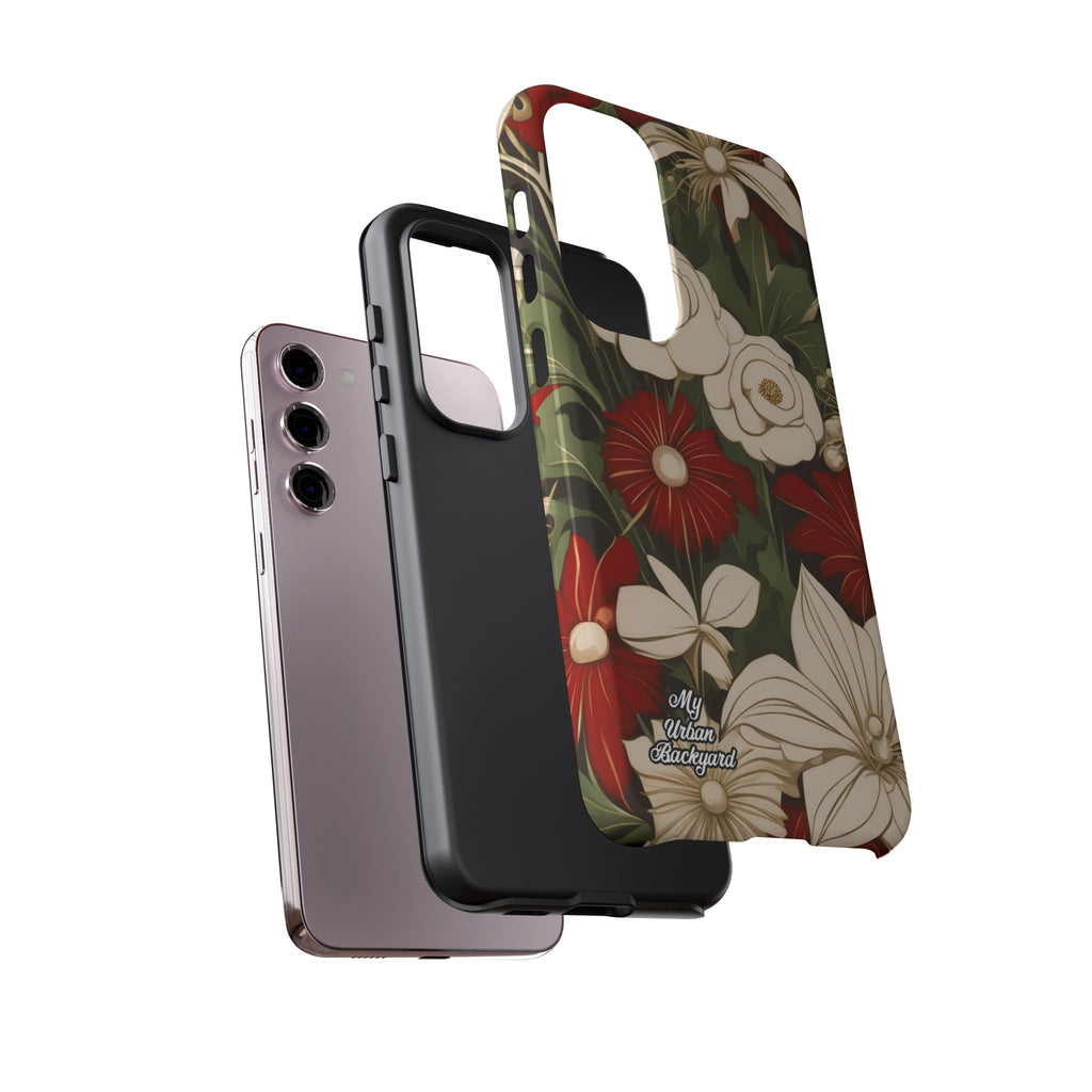 Holiday Flowers, Cell Phone Case - Apple, Samsung, Google Pixel