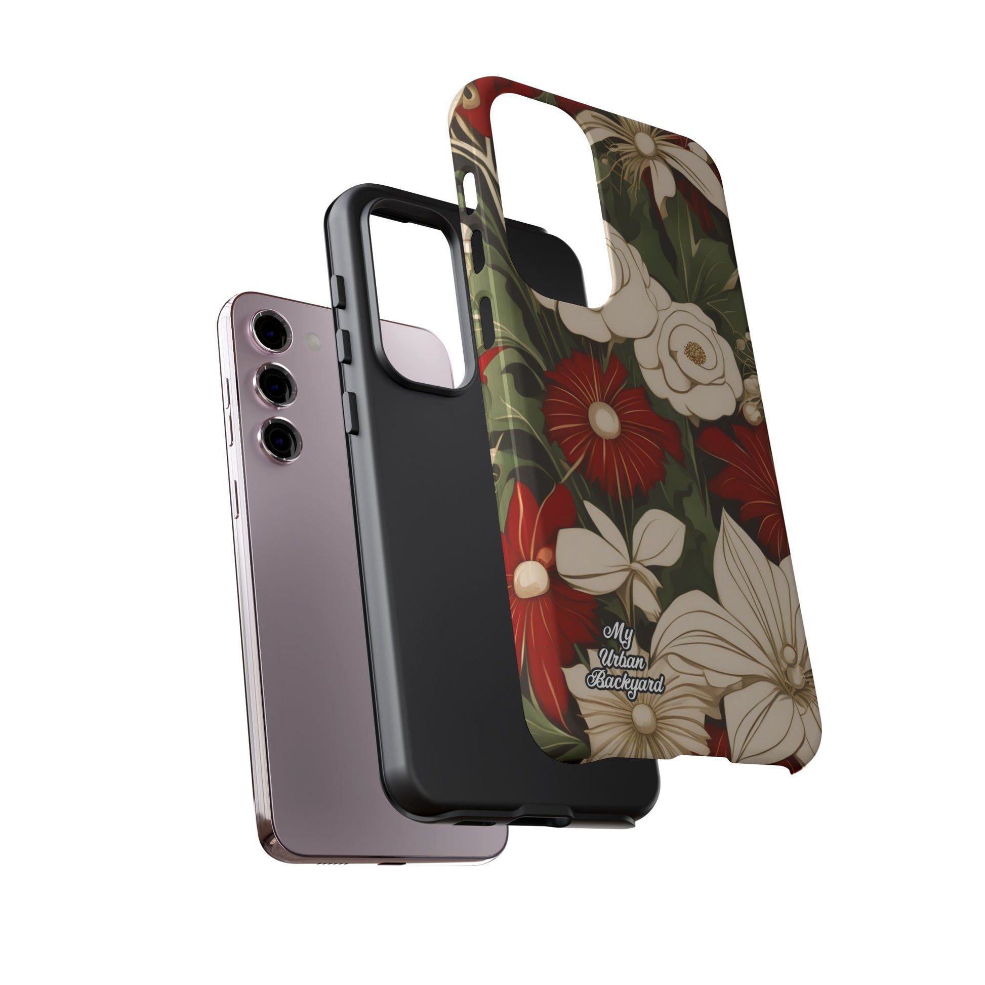 Holiday Flowers, Cell Phone Case - Apple, Samsung, Google Pixel