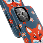 Fox with Flowers, Cell Phone Case - Apple, Samsung, Google Pixel