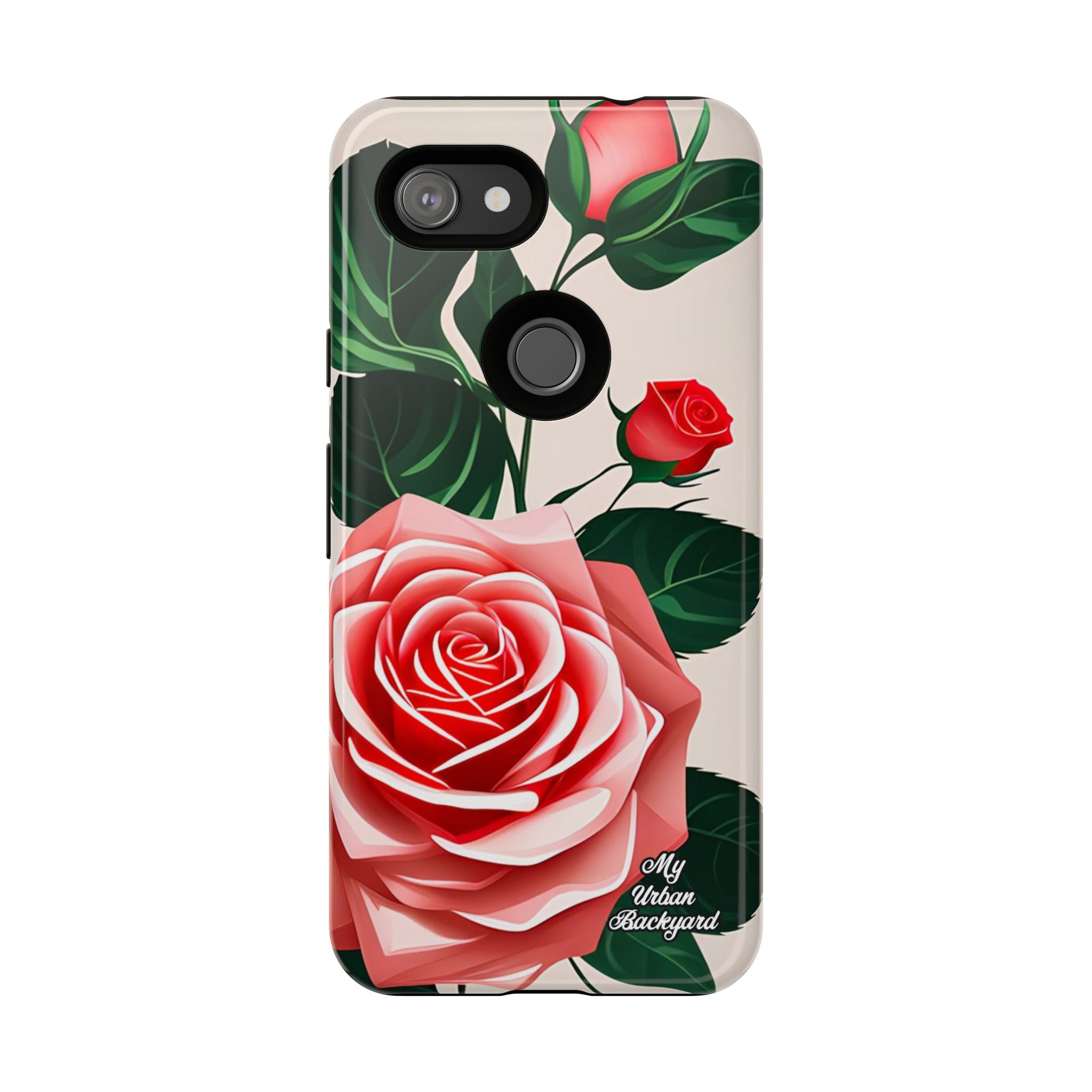 Pink Rose Flowers, Cell Phone Case - Apple, Samsung, Google Pixel