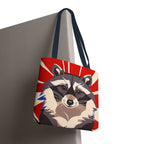Ziggy Starspaws, Raccoon Tote Bag with Cotton Handles For Everyday Use, 3 Sizes