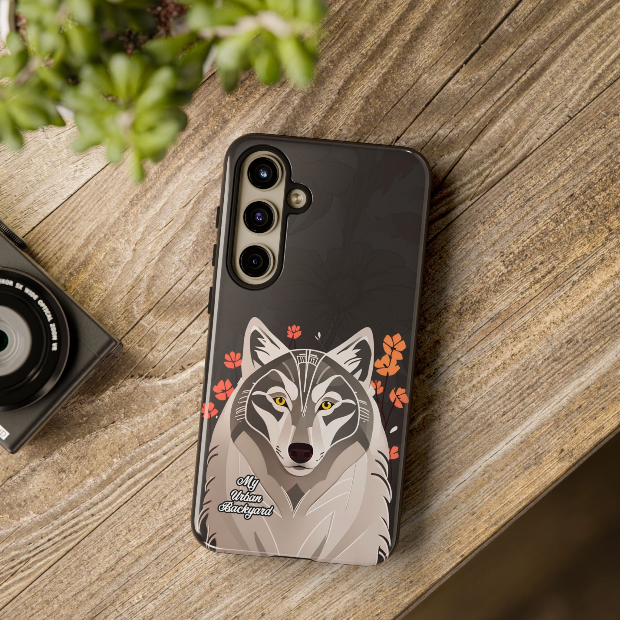 Art Deco Wolf, Cell Phone Case - Apple, Samsung, Google Pixel