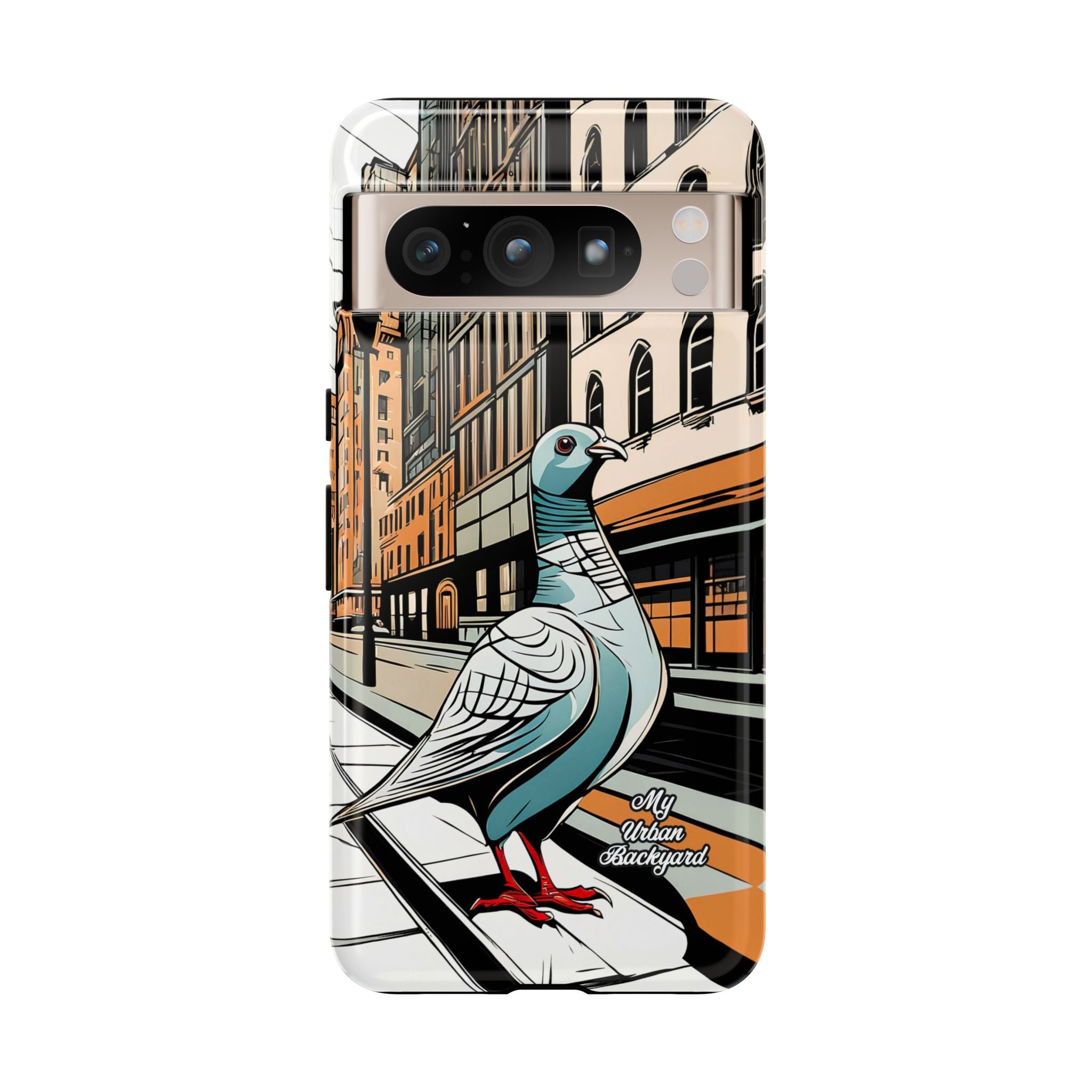 Pigeon on a City Street, Cell Phone Case - Apple, Samsung, Google Pixel