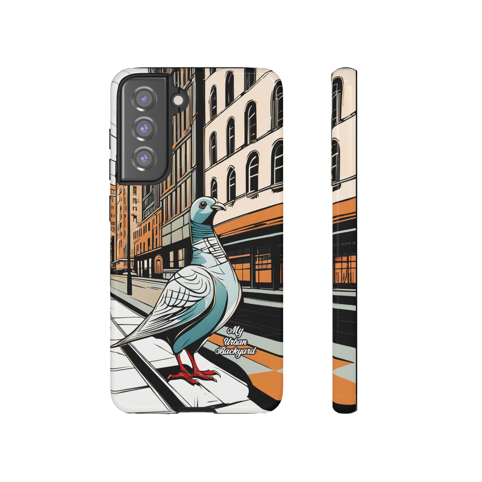 Pigeon on a City Street, Cell Phone Case - Apple, Samsung, Google Pixel