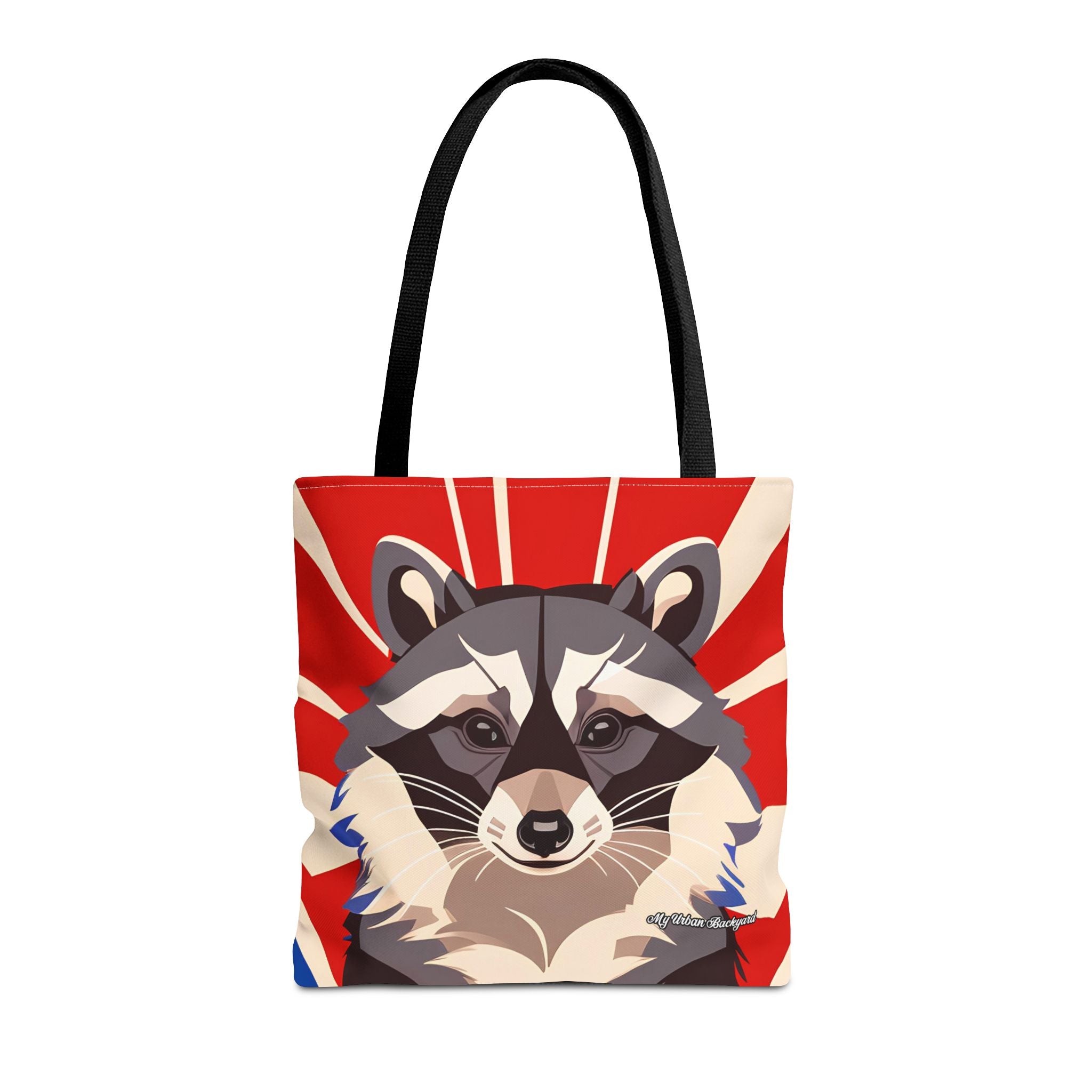 Ziggy Starspaws, Raccoon Tote Bag with Cotton Handles For Everyday Use, 3 Sizes