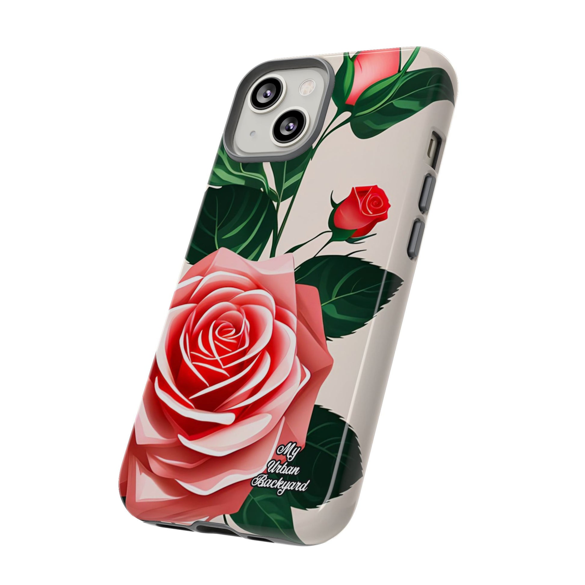Pink Rose Flowers, Cell Phone Case - Apple, Samsung, Google Pixel