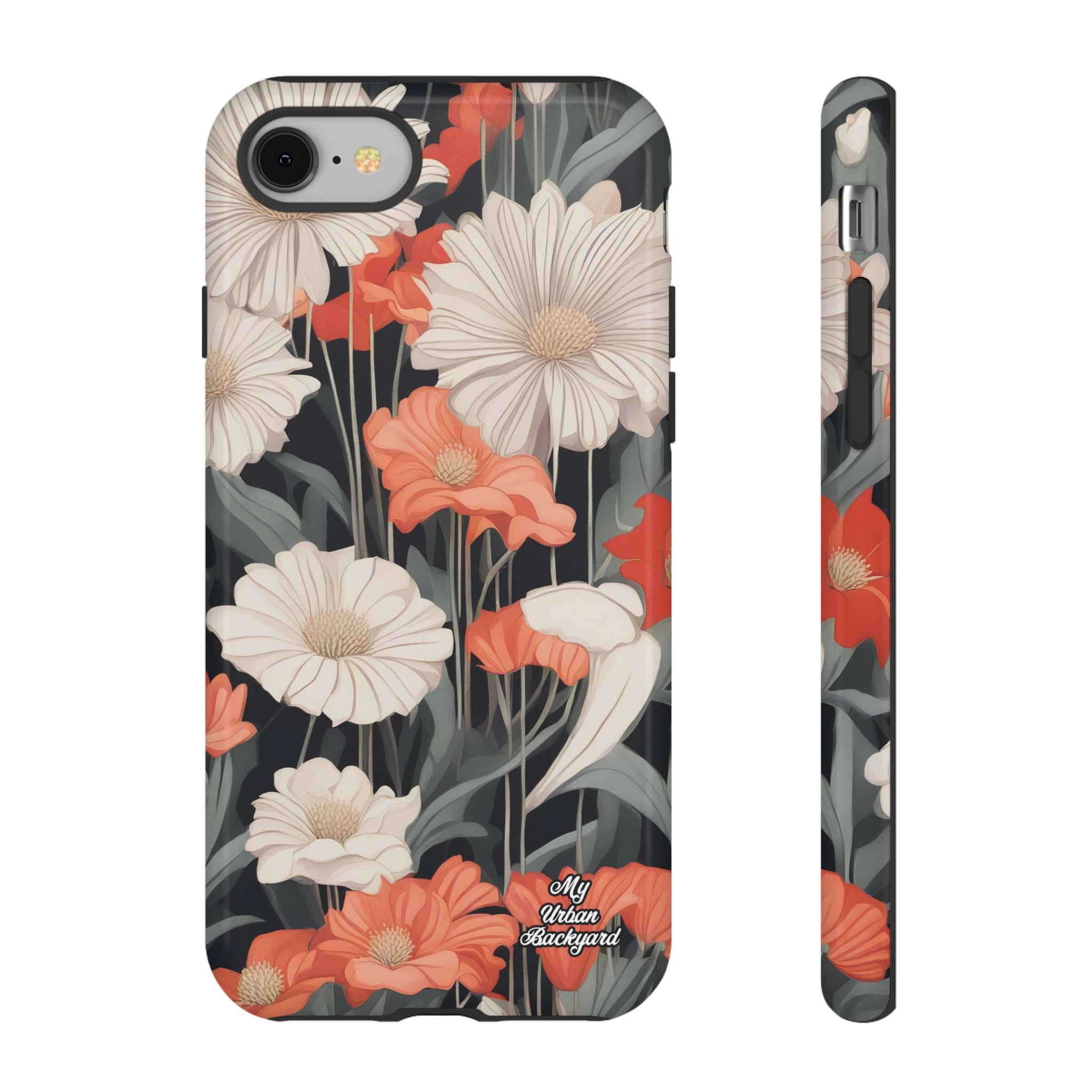 Art Deco Flowers, Cell Phone Case - Apple, Samsung, Google Pixel