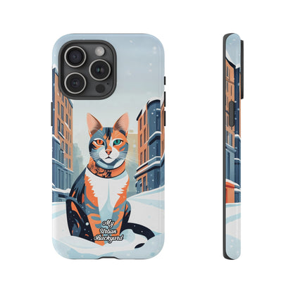 Claws Pawson in the Snow, Cell Phone Case - Apple, Samsung, or Google Pixel