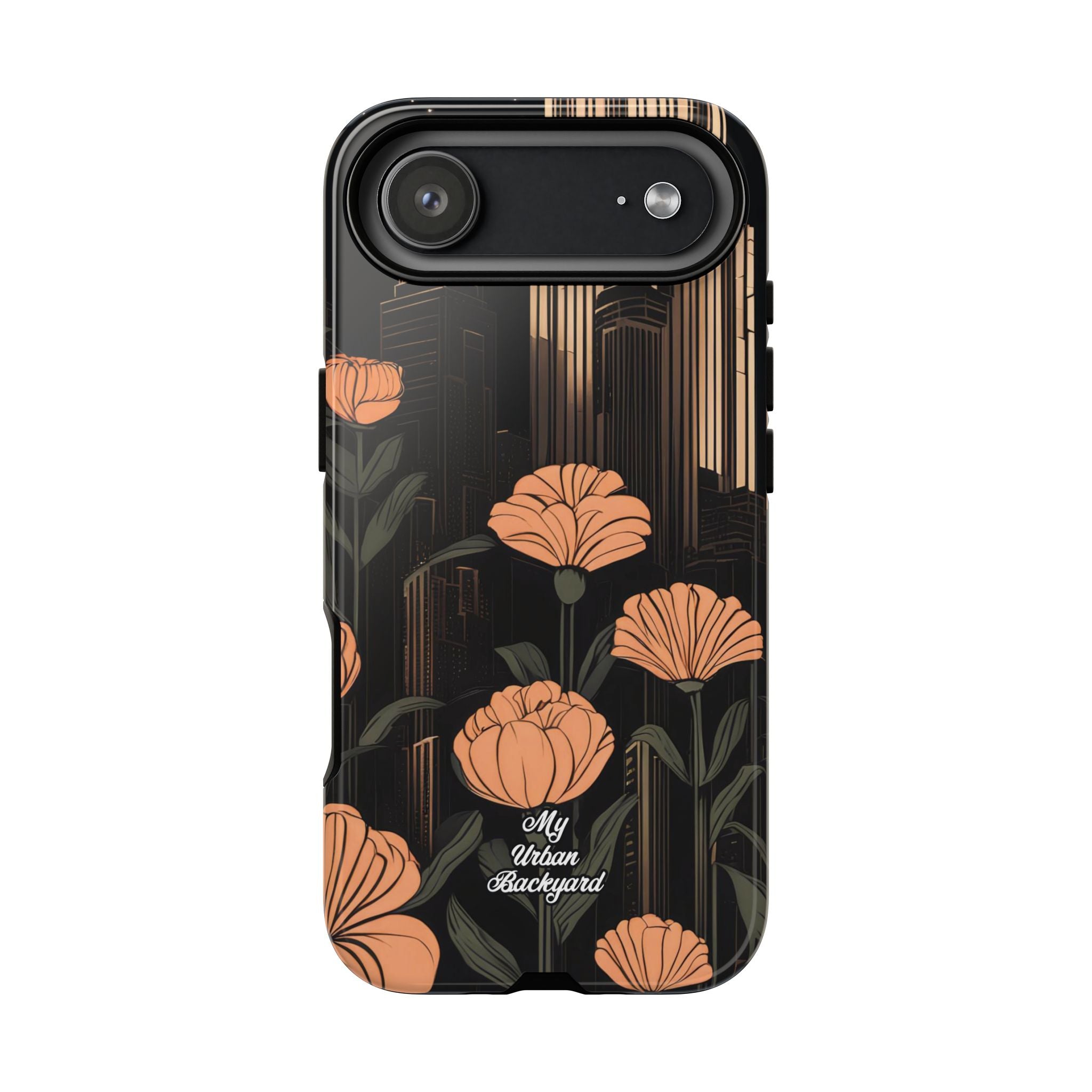 Urban Evening with Flowers, Cell Phone Case