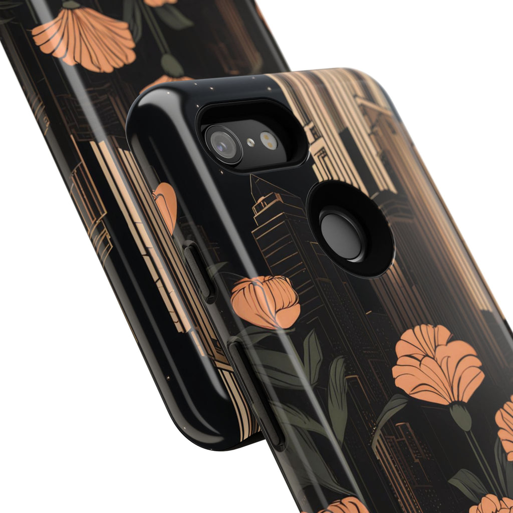 Urban Evening with Flowers, Cell Phone Case - Apple iPhone, Samsung Galaxy, Google Pixel