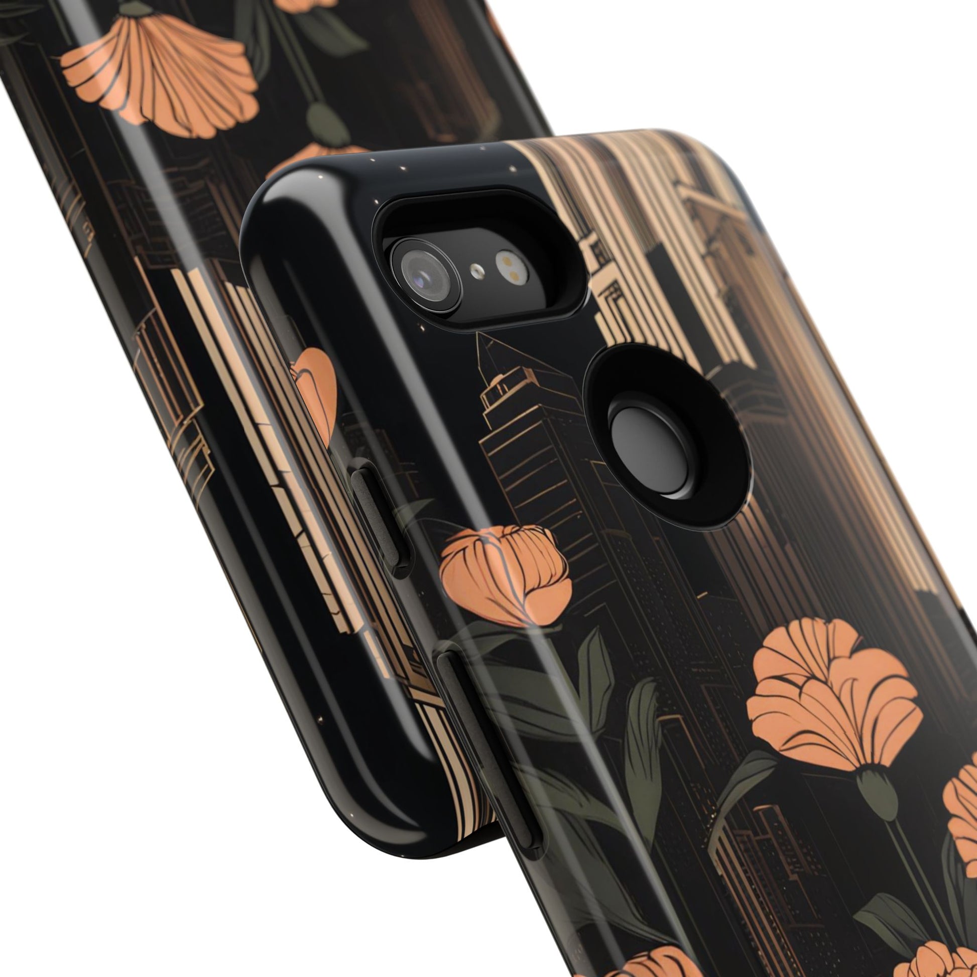 Urban Evening with Flowers, Cell Phone Case - Apple iPhone, Samsung Galaxy, Google Pixel