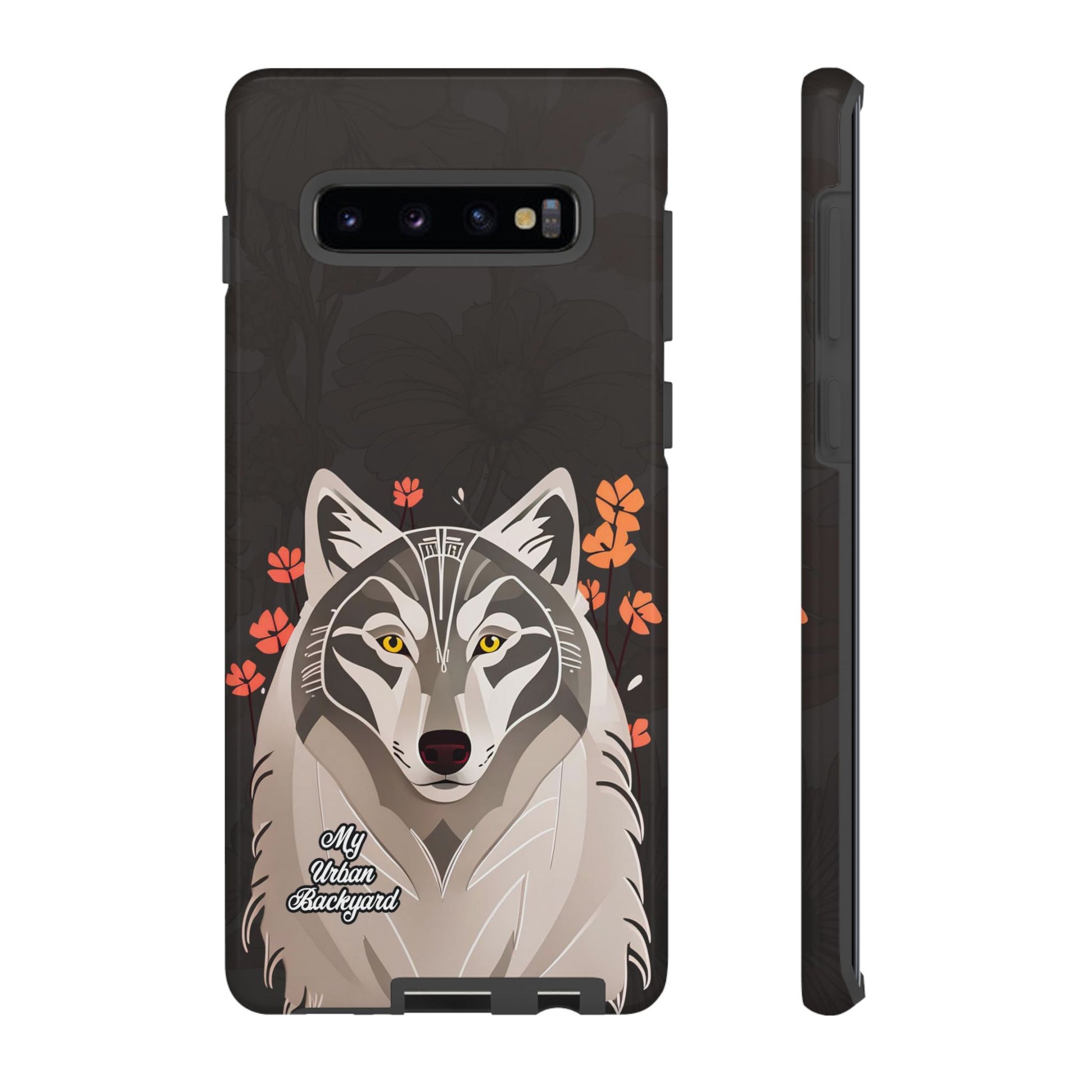 Art Deco Wolf, Cell Phone Case - Apple, Samsung, Google Pixel