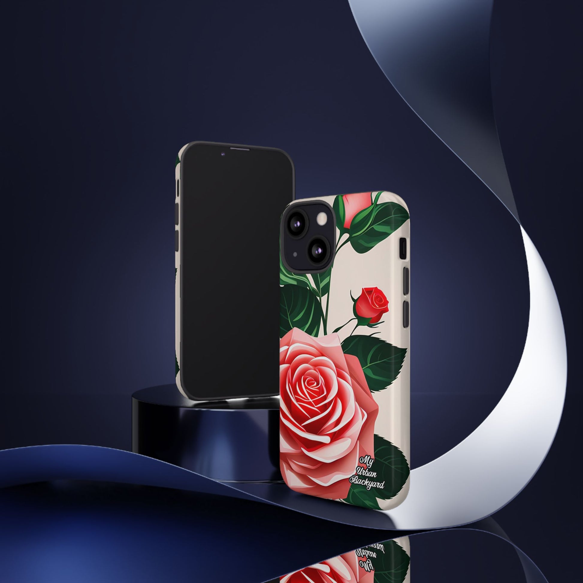 Pink Rose Flowers, Cell Phone Case - Apple, Samsung, Google Pixel