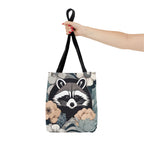 Rocco Pawsley, Raccoon Tote Bag with Cotton Handles For Everyday Use, 3 Sizes