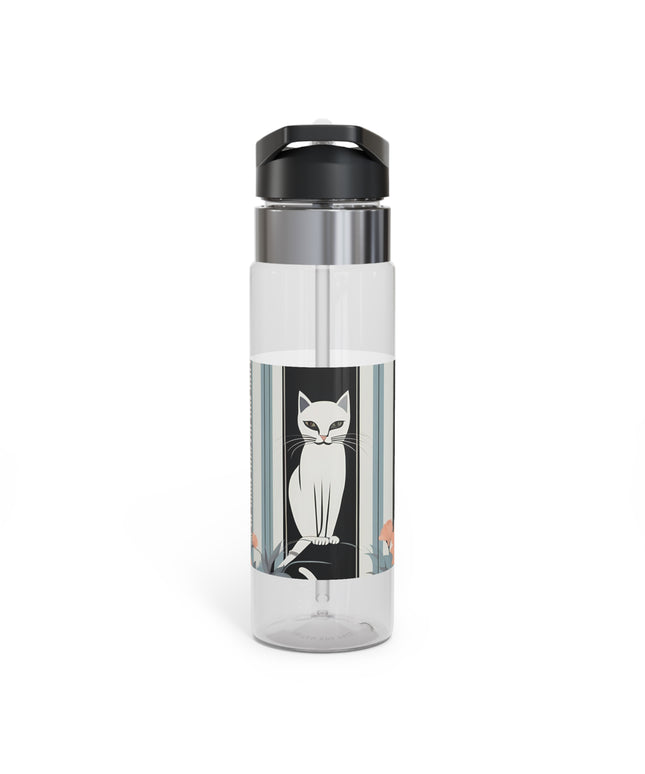 White Cat, 20oz Sport Water Bottle, BPA-Free, Tritan™ plastic