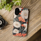 Art Deco Flowers, Cell Phone Case - Apple, Samsung, Google Pixel