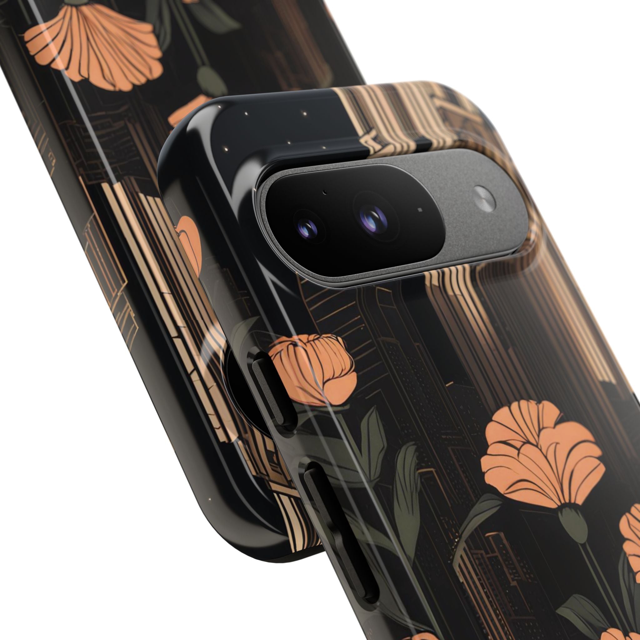 Urban Evening with Flowers, Cell Phone Case