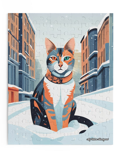 Claws Pawson, Cat Jigsaw Puzzle, (120, 252, or 500-Piece)