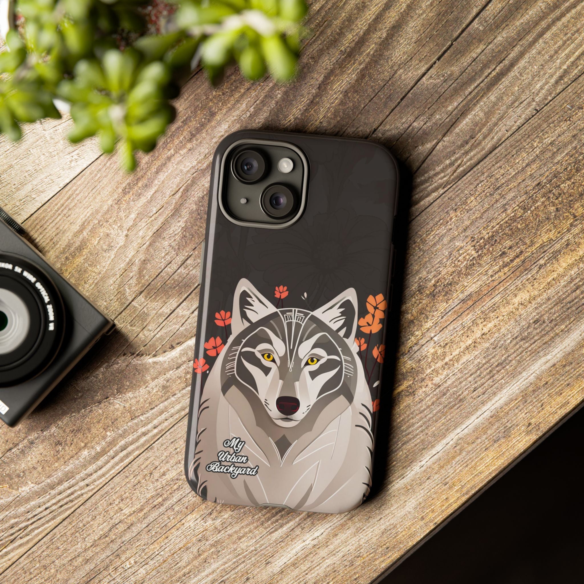 Art Deco Wolf, Cell Phone Case - Apple, Samsung, Google Pixel