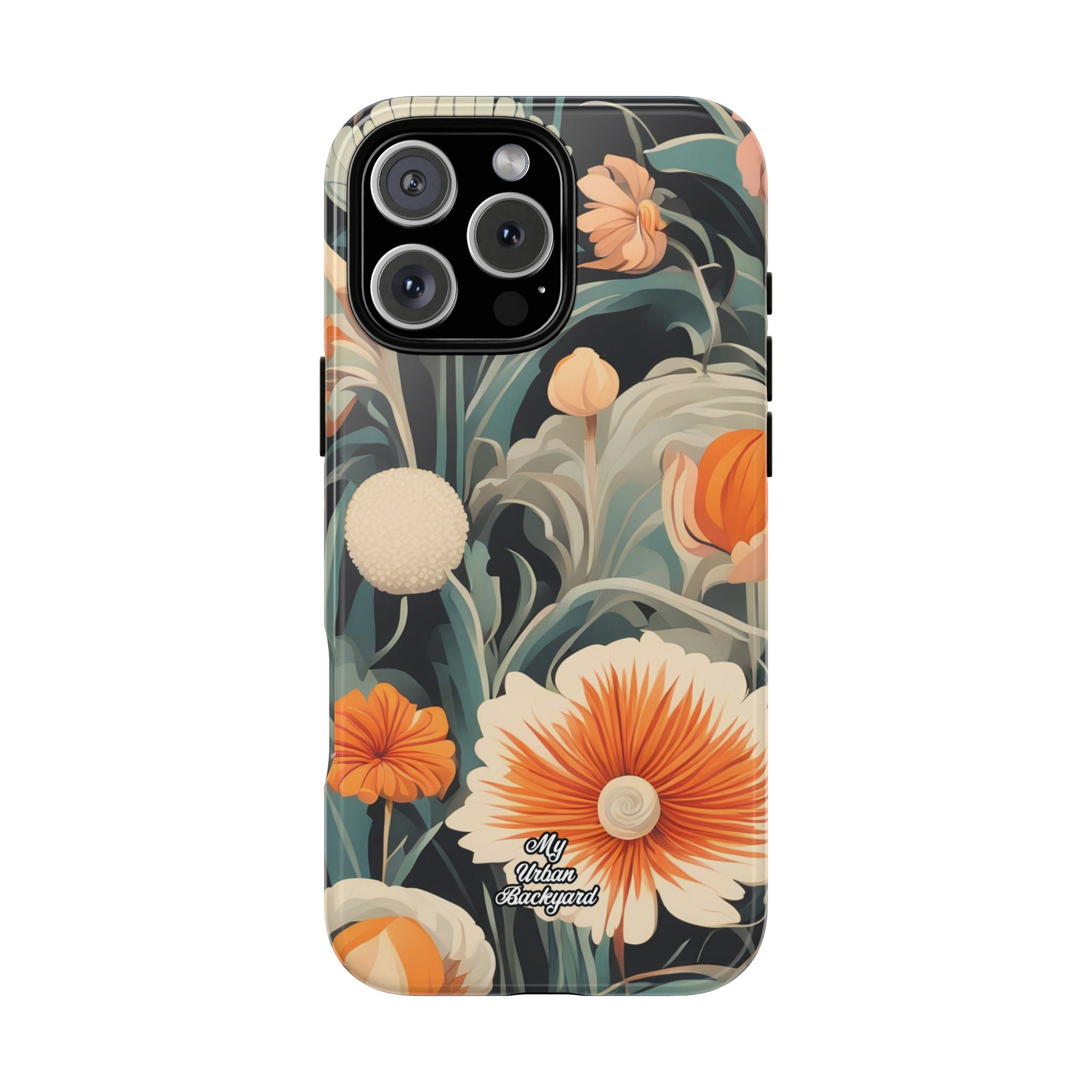 Orange and White Flowers, Cell Phone Case - Apple, Samsung, Google Pixel