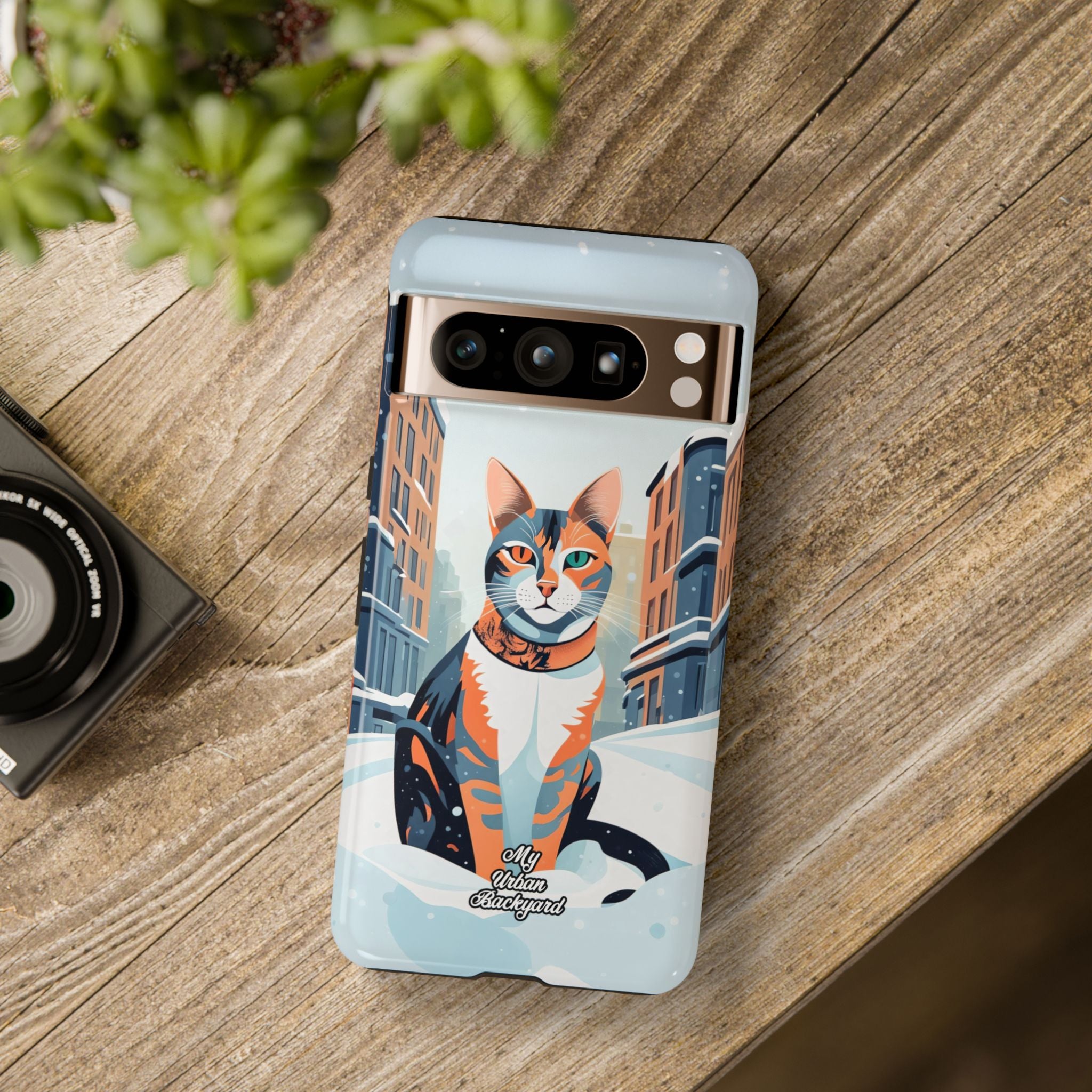 Claws Pawson in the Snow, Cell Phone Case - Apple, Samsung, Google Pixel