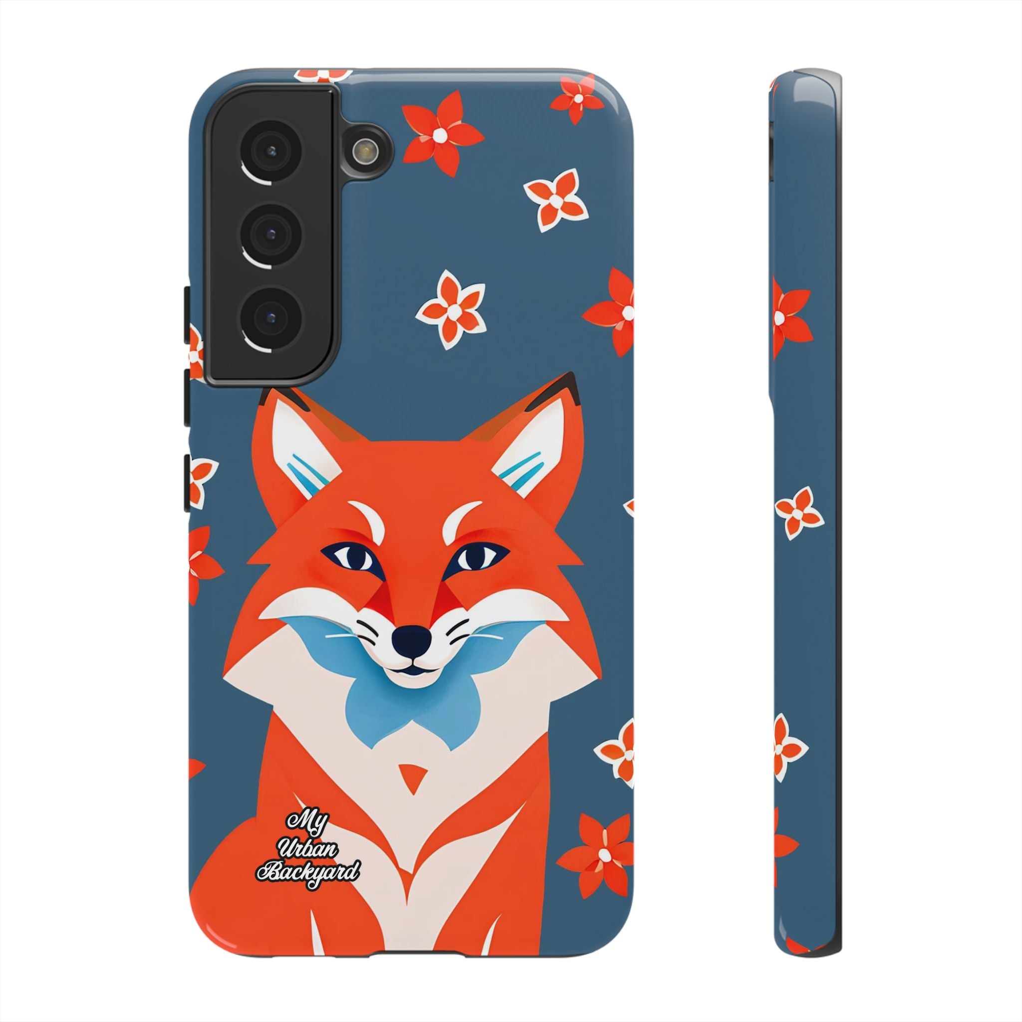 Fox with Flowers, Cell Phone Case - Apple, Samsung, Google Pixel