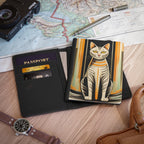 Cat w Orange Stripes Passport Cover