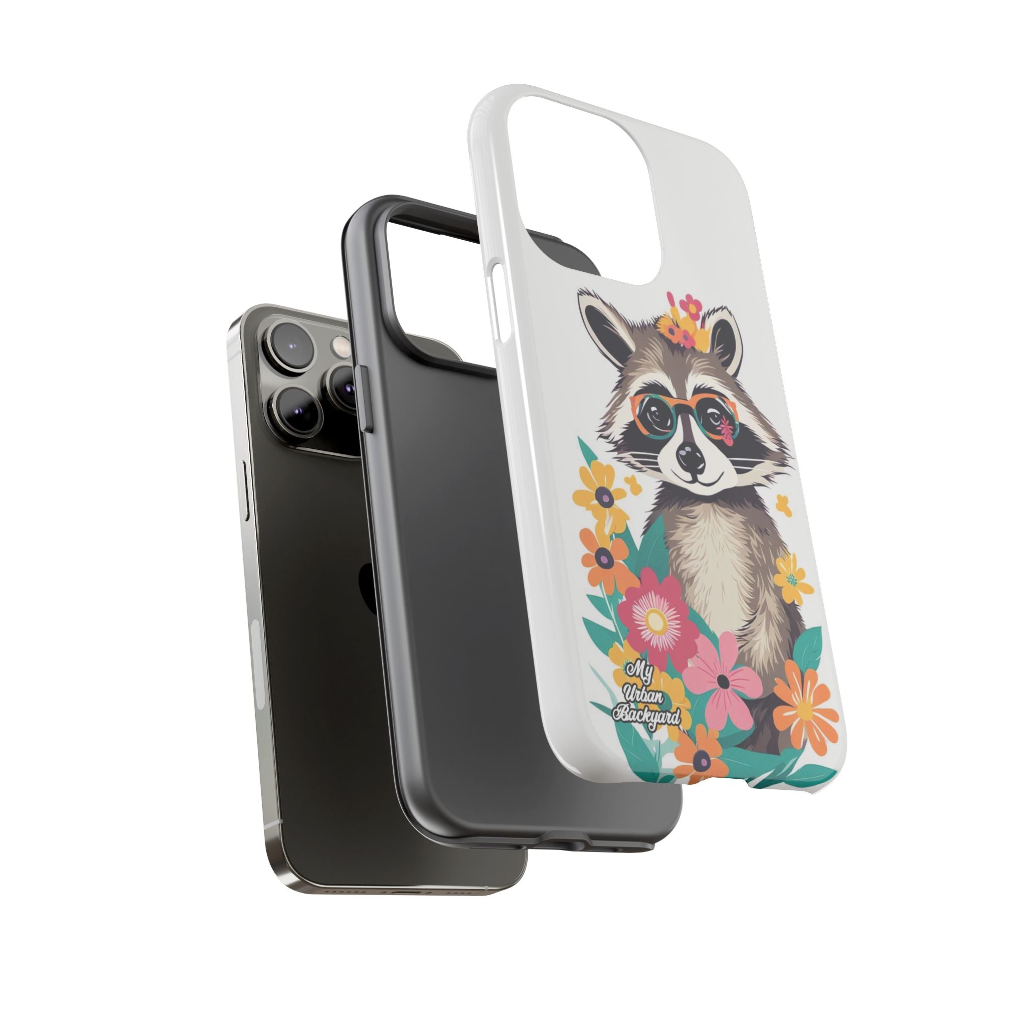 Raccoon with Glasses, Cell Phone Case - Apple, Samsung or Google Pixel