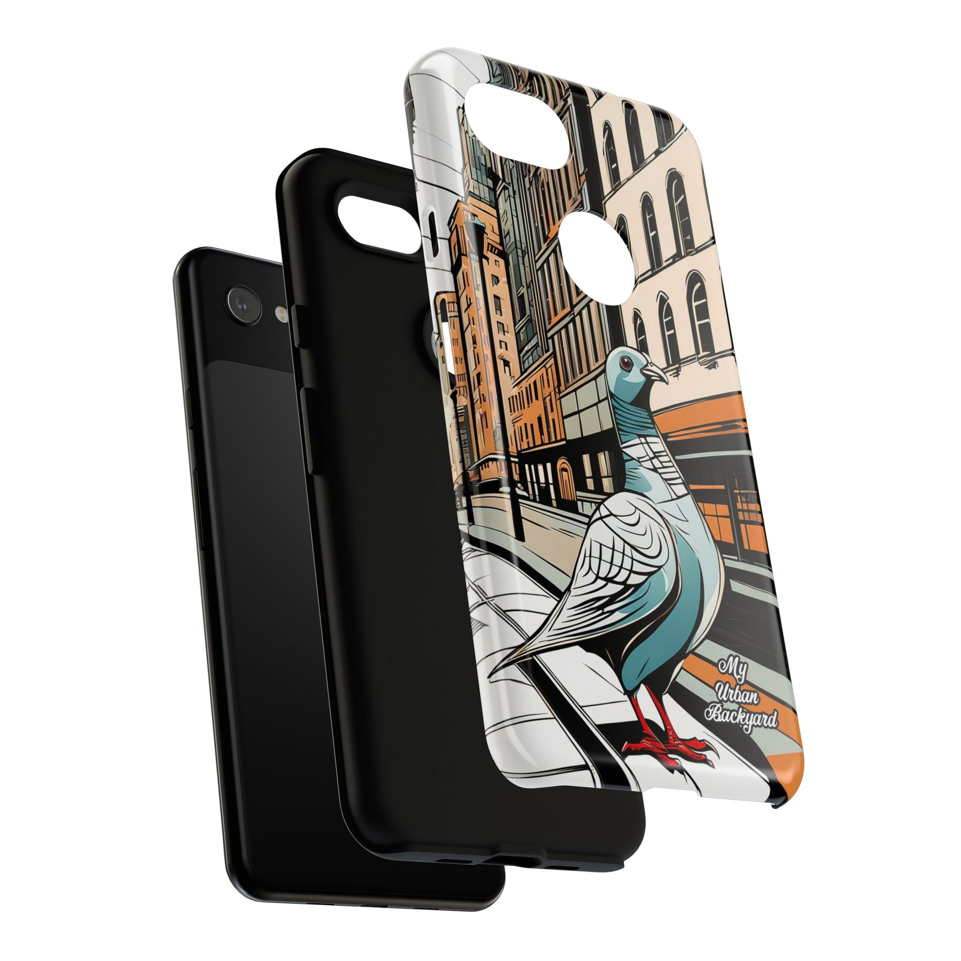 Pigeon on a City Street, Cell Phone Case - Apple, Samsung, Google Pixel