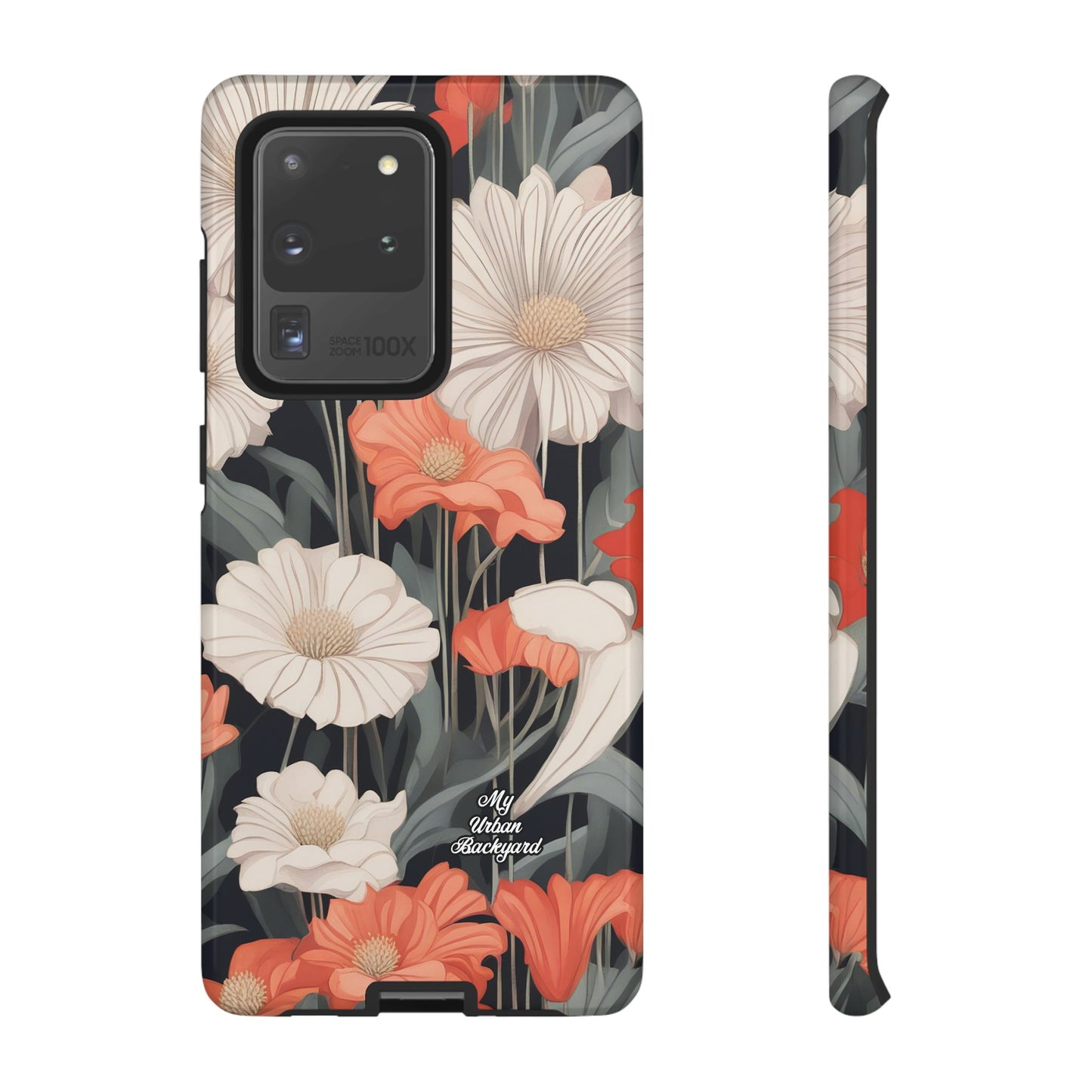 Art Deco Flowers, Cell Phone Case - Apple, Samsung or Google Pixel