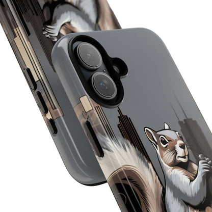 Urban Gray Squirrel, Cell Phone Case - Apple, Samsung, or Google Pixel