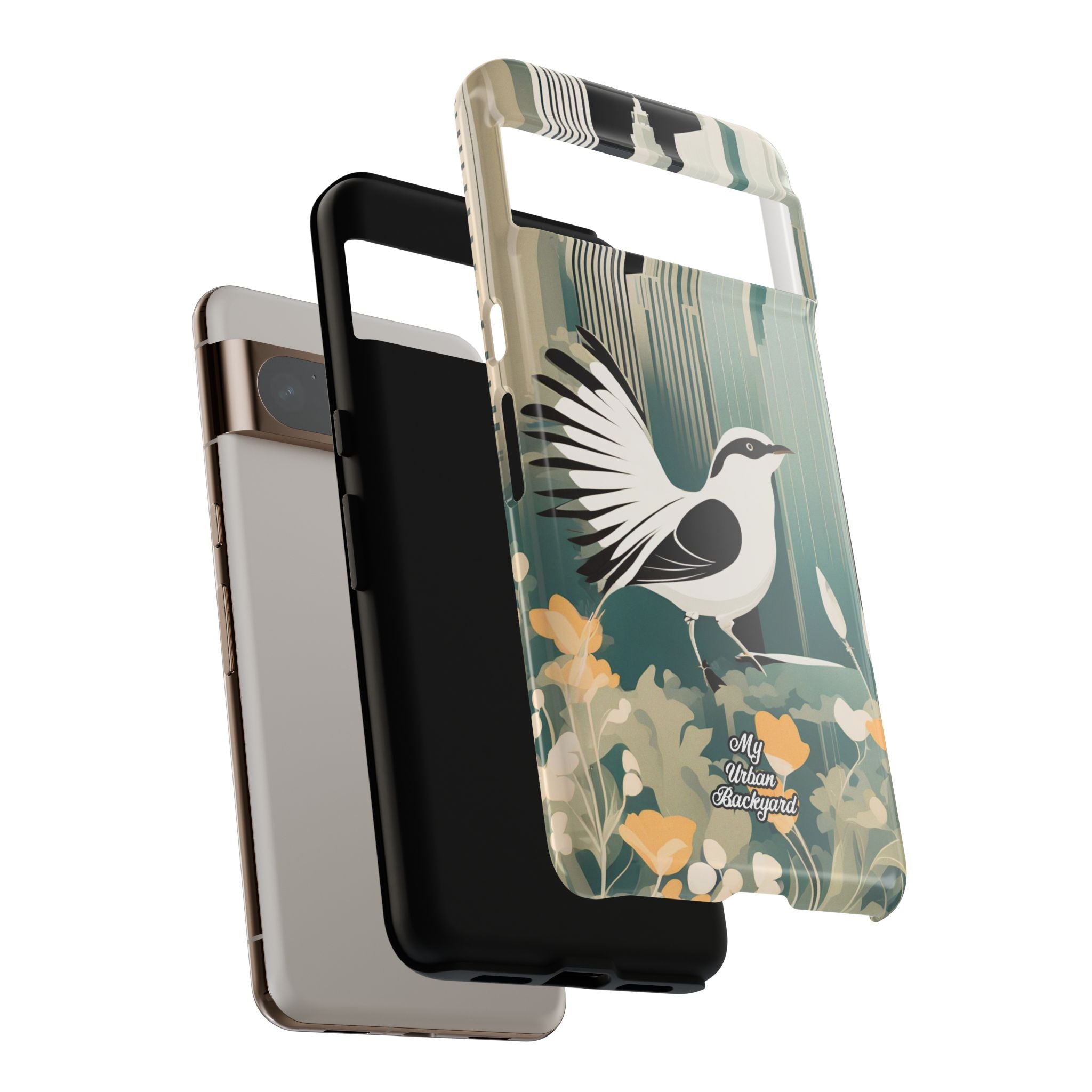 City Bird, Cell Phone Case - Apple iPhone, Samsung Galaxy, Google Pixel