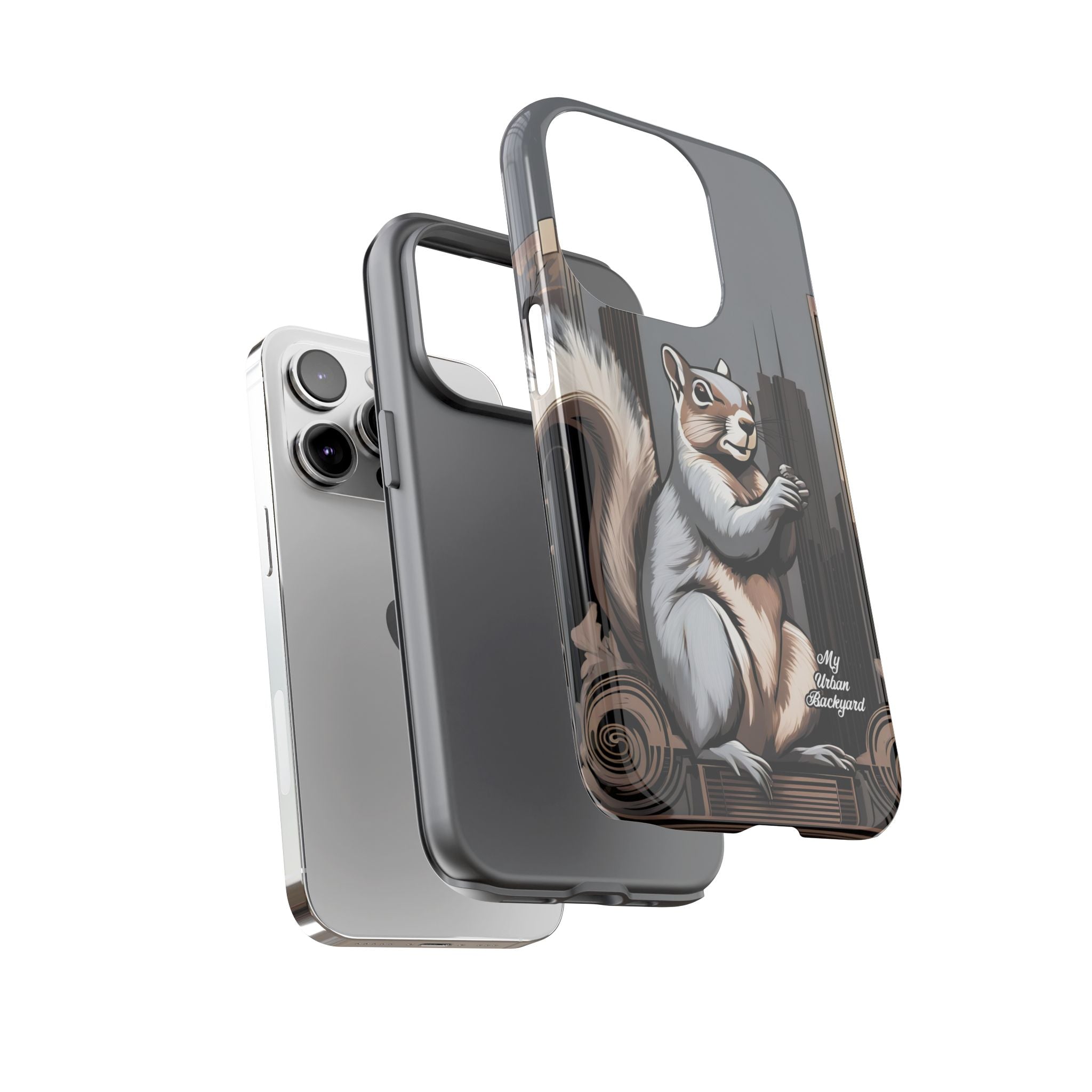 Urban Gray Squirrel, Cell Phone Case - Apple, Samsung, Google Pixel