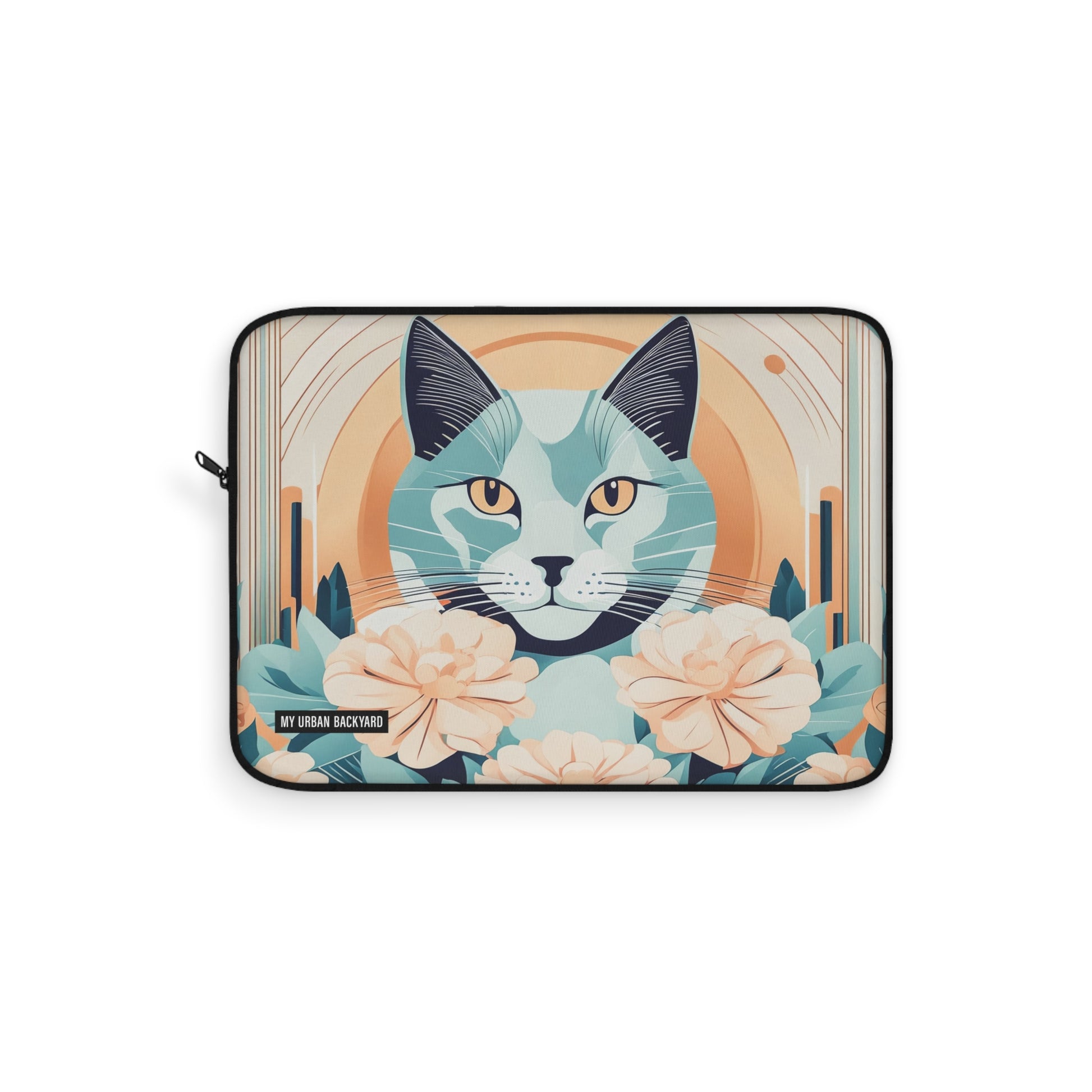 Leo Bluemane Design - Cat Laptop Sleeve - Protective Tech Accessory for Cat Lovers