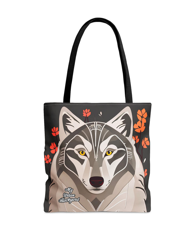 Art Deco Wolf, Tote Bag for Everyday Use - Durable and Functional