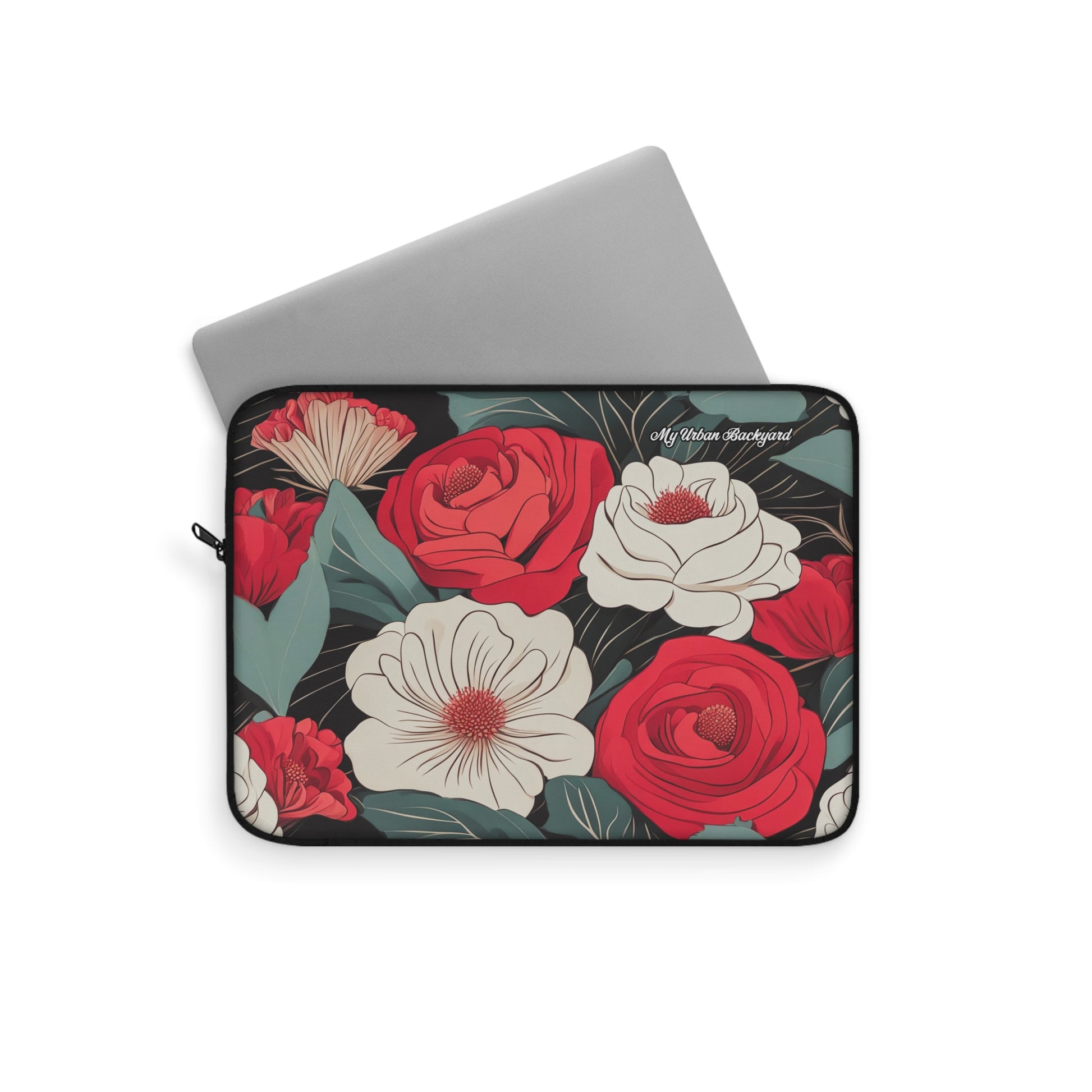 Floral Laptop Sleeve - Stylish Flower Tech Case, Perfect for Students, Office Use, Mother's Day Gift, Laptop Protection