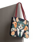 Simon Whiskerford, Cat Tote Bag with Cotton Handles For Everyday Use, 3 Sizes