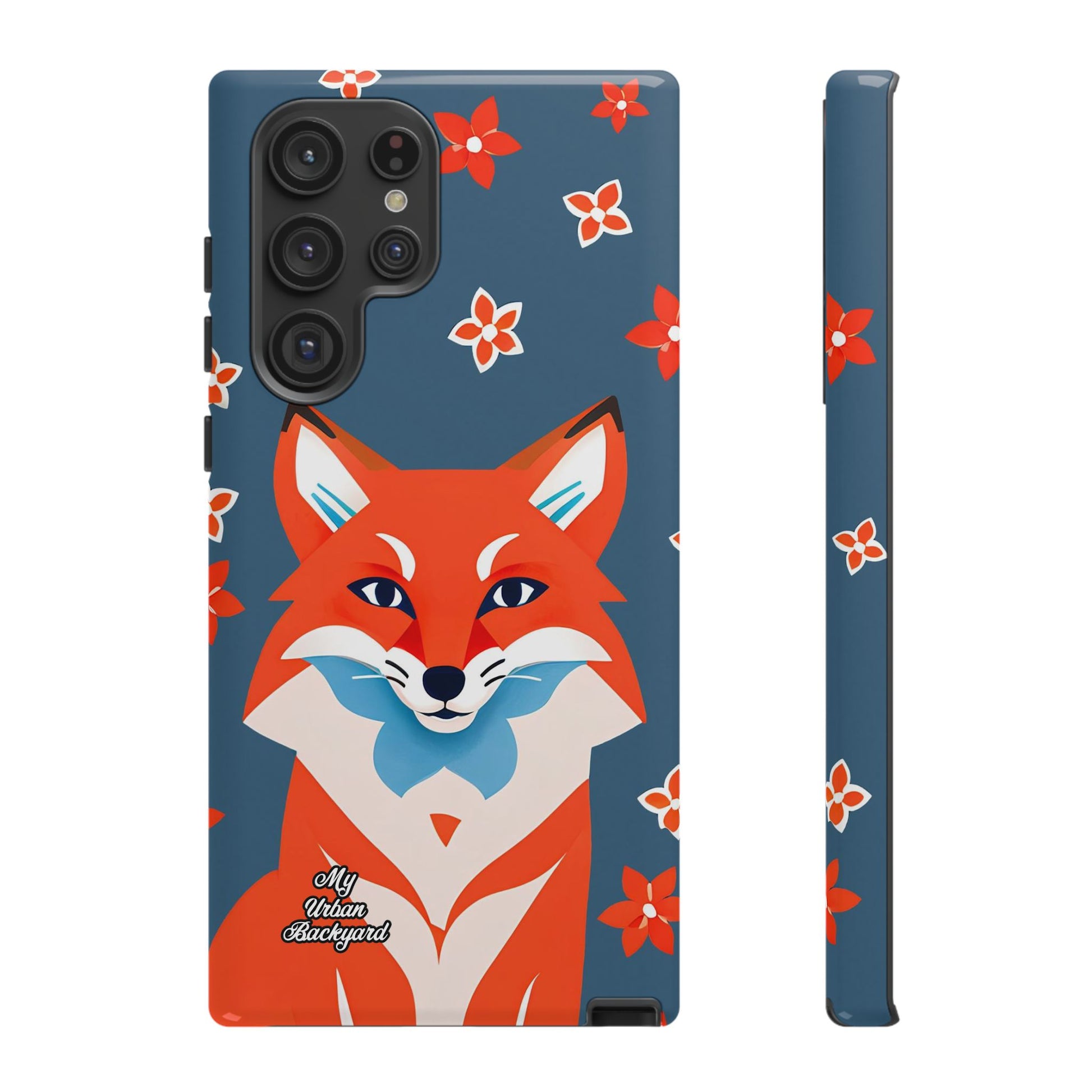Fox with Flowers, Cell Phone Case - Apple, Samsung, Google Pixel