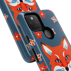 Fox with Flowers, Cell Phone Case - Apple, Samsung, Google Pixel