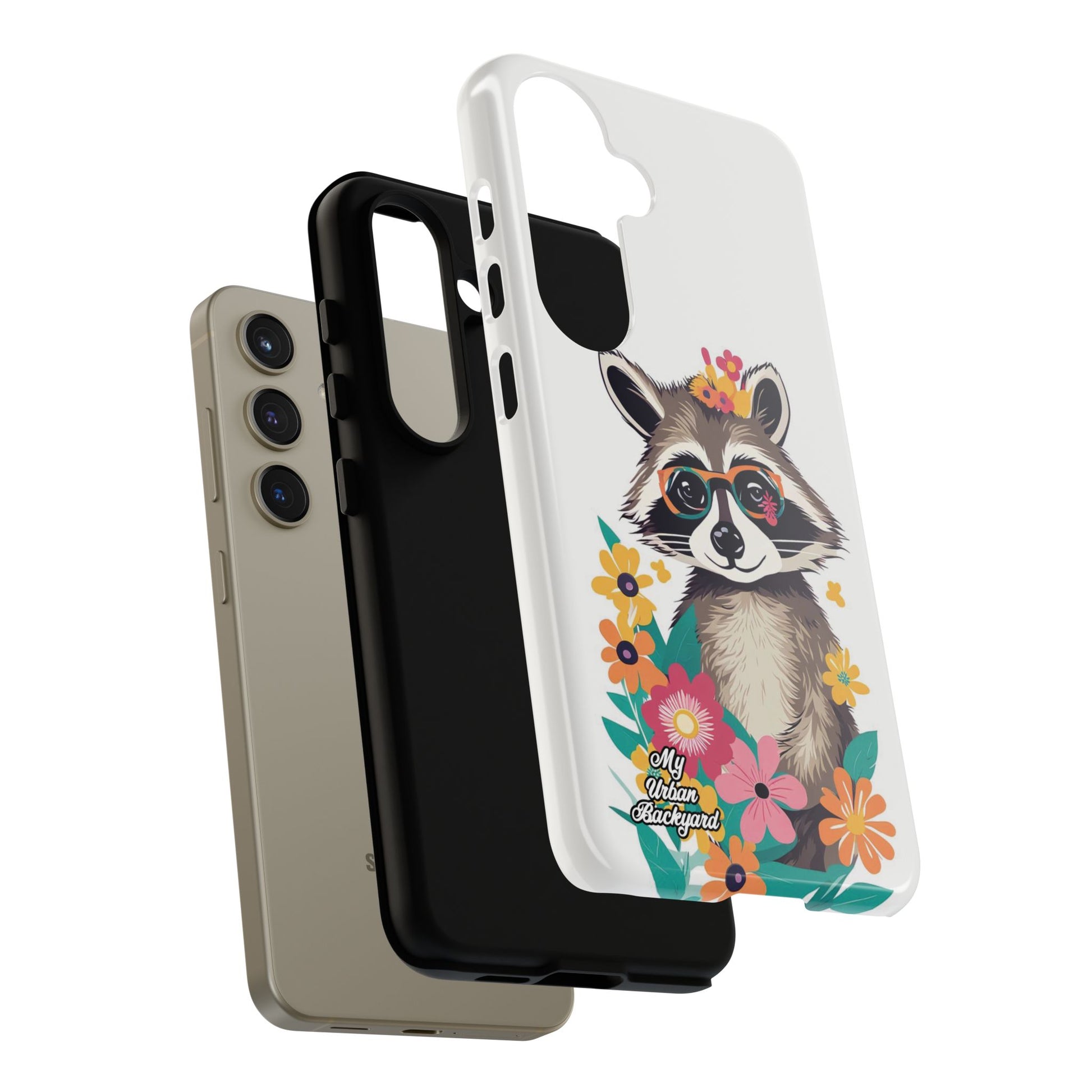 Raccoon with Glasses, Cell Phone Case - Apple, Samsung or Google Pixel