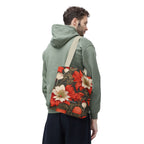 Holiday Flowers, Tote Bag with Cotton Handles
