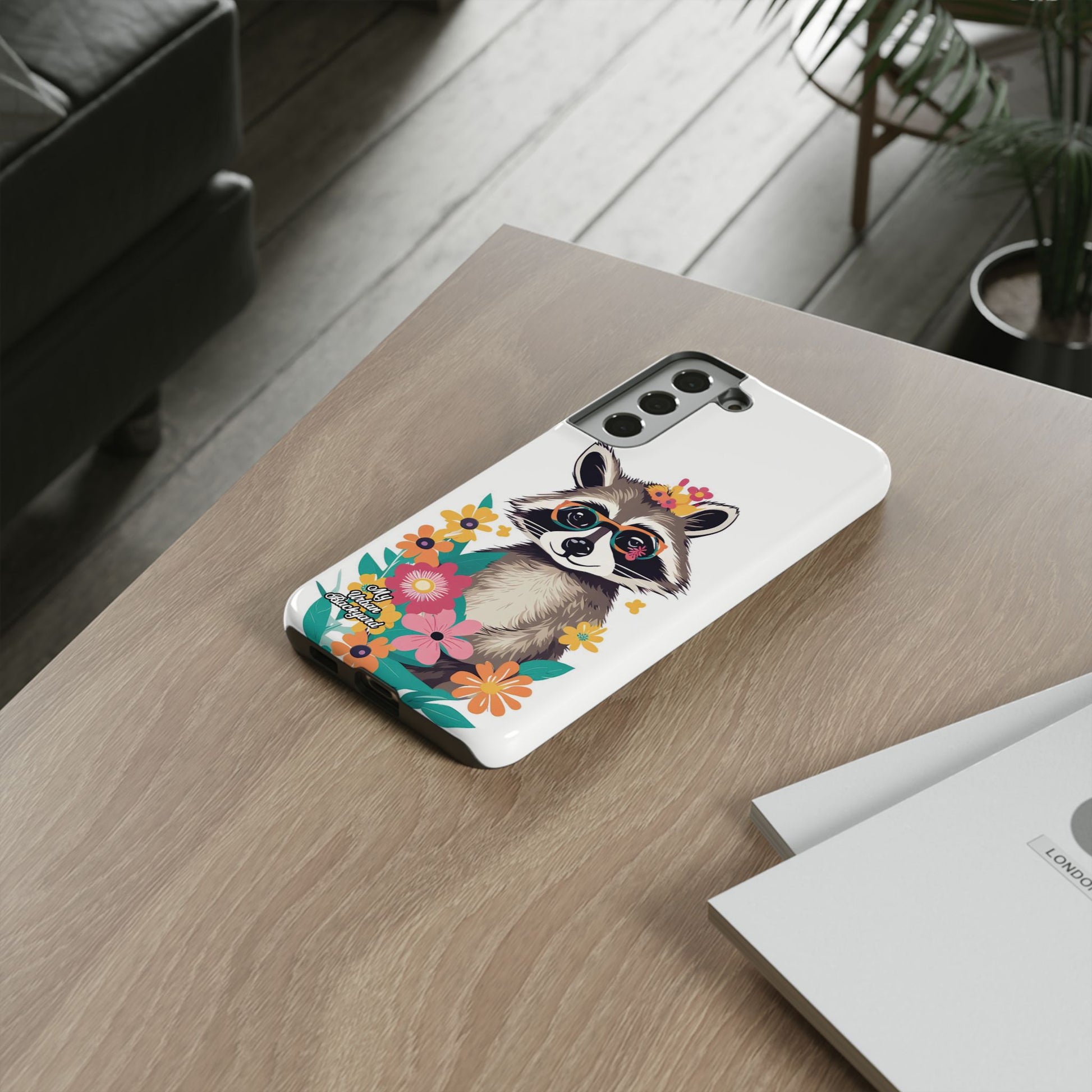 Raccoon with Glasses, Cell Phone Case - Apple, Samsung or Google Pixel
