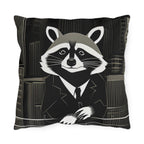 Oliver Nighteyes, Raccoon Throw Pillow