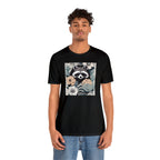 Rocco Pawsley, Raccoon T-Shirt, Soft 100% Cotton, Short Sleeve, Classic Fit - Unisex