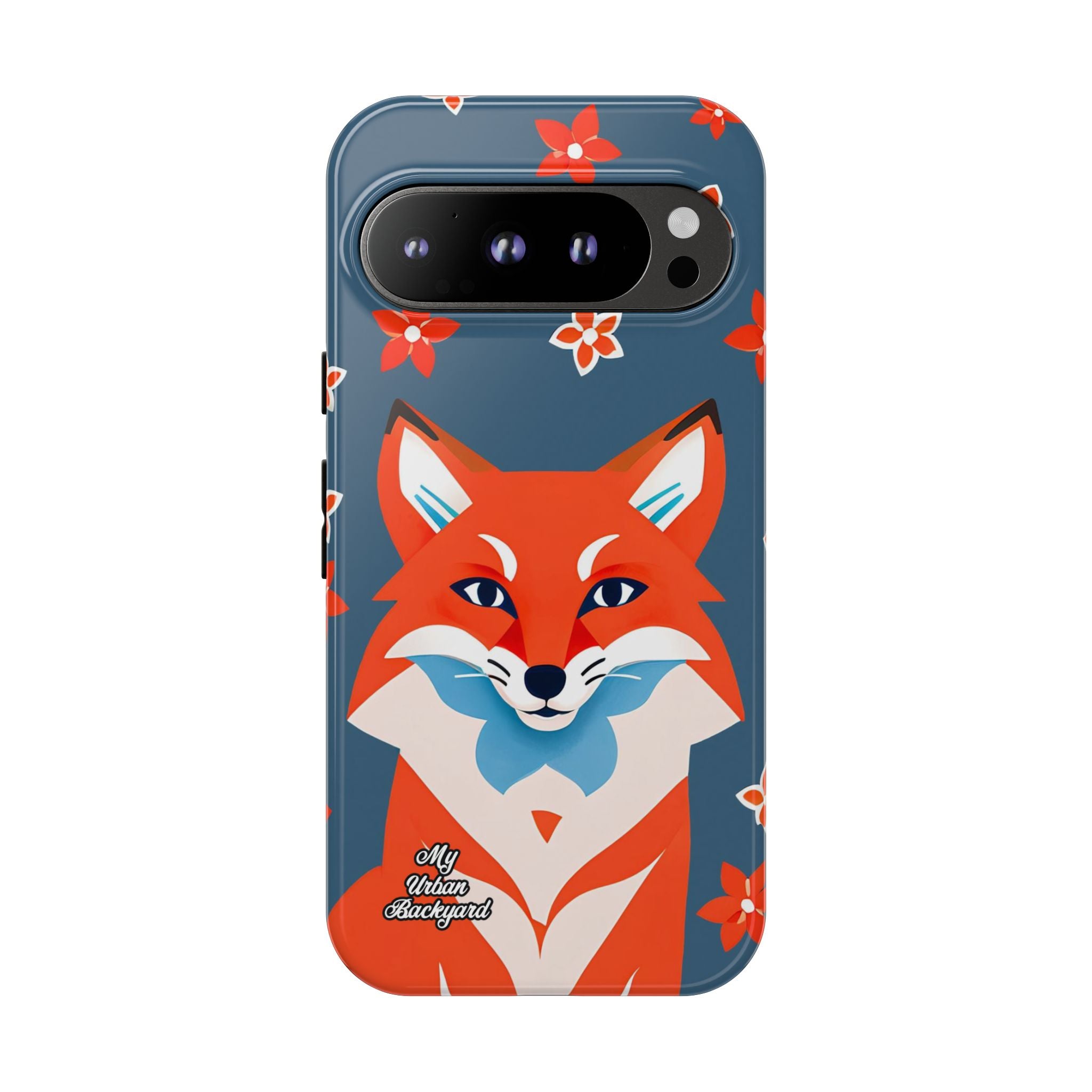 Fox with Flowers, Cell Phone Case - Apple, Samsung, Google Pixel