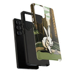 White Rabbit on a City Street, Cell Phone Case - Apple, Samsung, Google Pixel