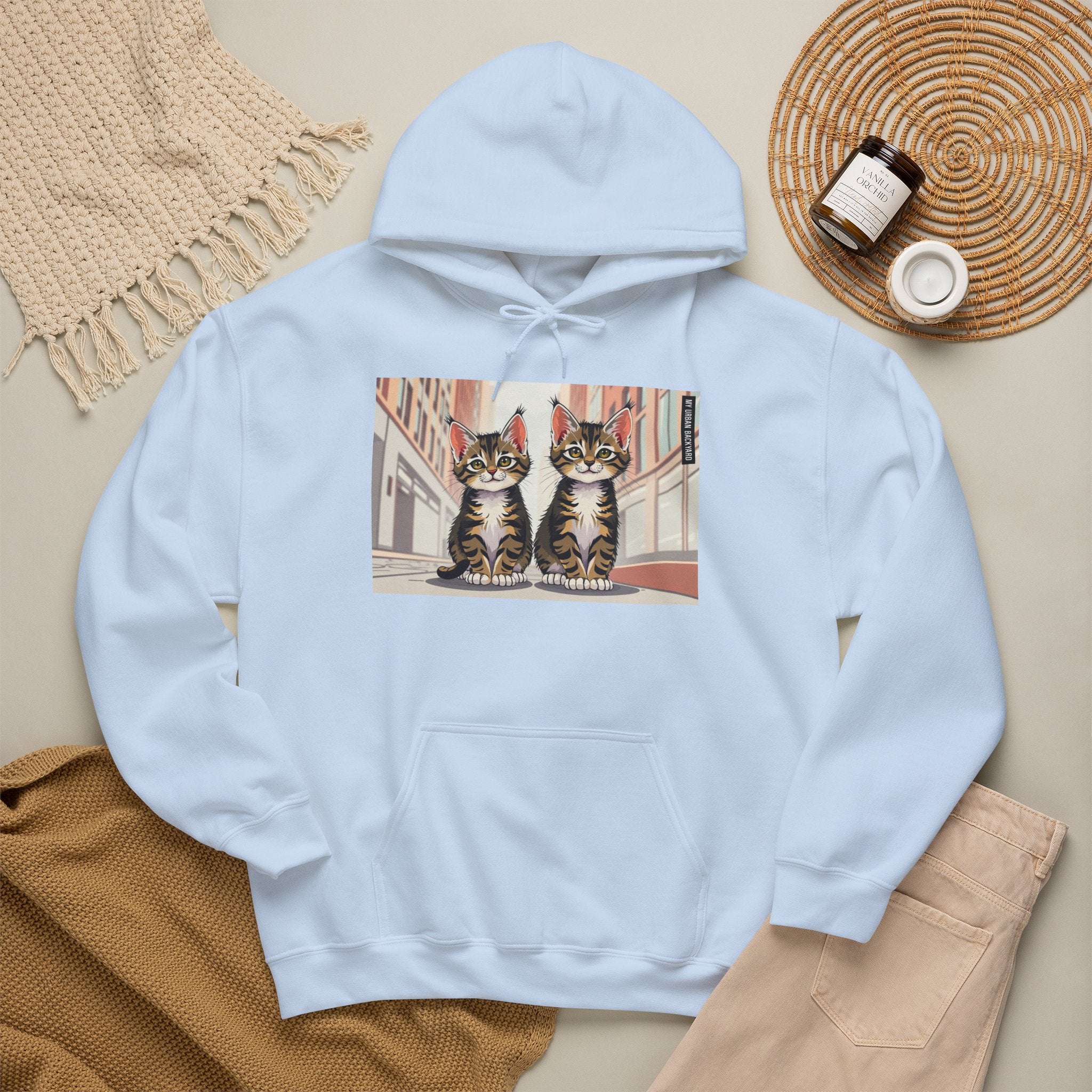 Cute Tabby Kittens Hoodie