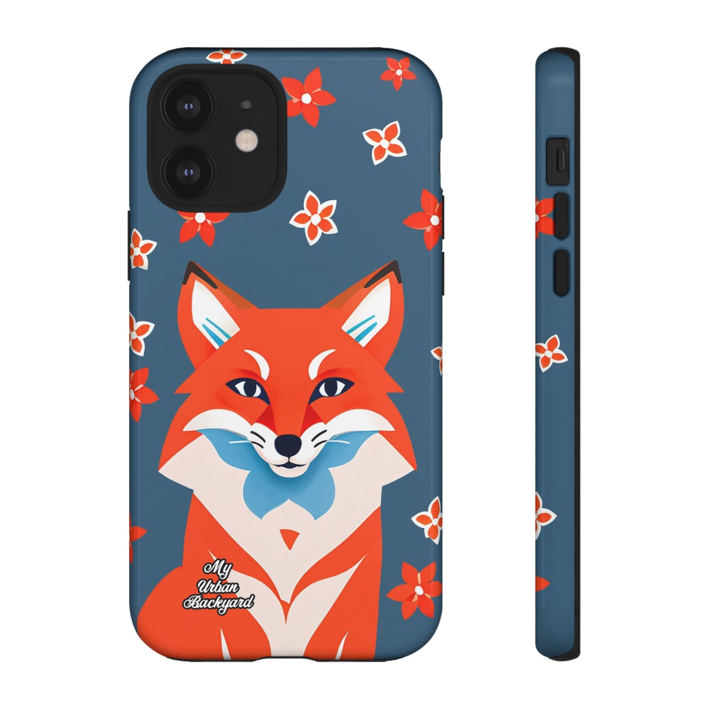 Fox with Flowers, Cell Phone Case - Apple, Samsung or Google Pixel